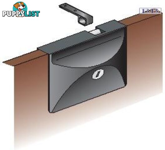 Sliding Door Lock - Black