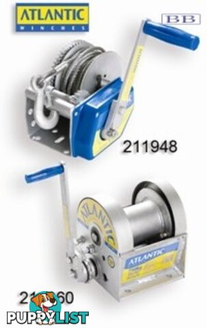 Atlantic Brake Winch 8:1 with No Cable - Large