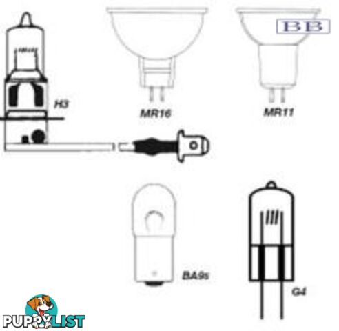 Quartz Halogen Bulb 12V 10w