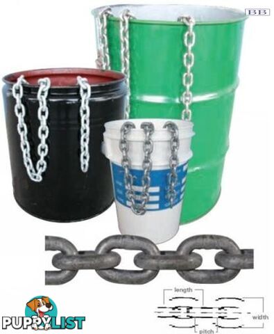 Short Link Gal Chain 25kg - 6mm