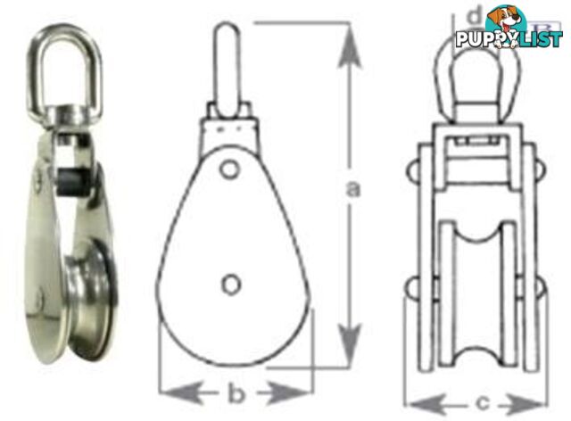 Cheek Block - 12mm Nylon