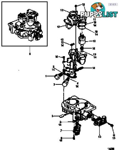 Throttle Body Injection service kit  TBI Rep 852957