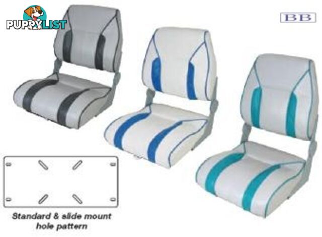 Premier boat Seats - three colour choices