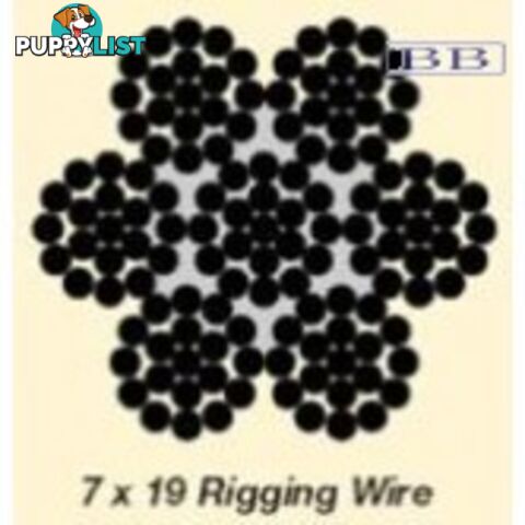 7 x 19 Rigging Wire 3/32"