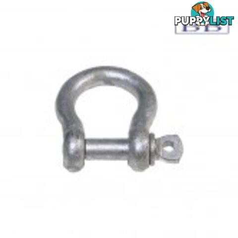 Bow Shackle Galvanised 6mm (1/4")