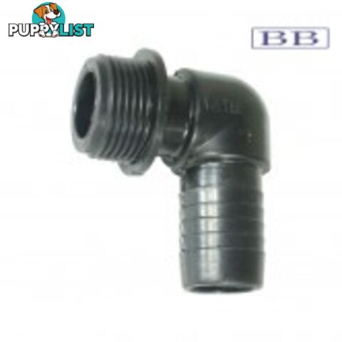 Hose Tail 1Œ_" BSP Elbow - Plastic