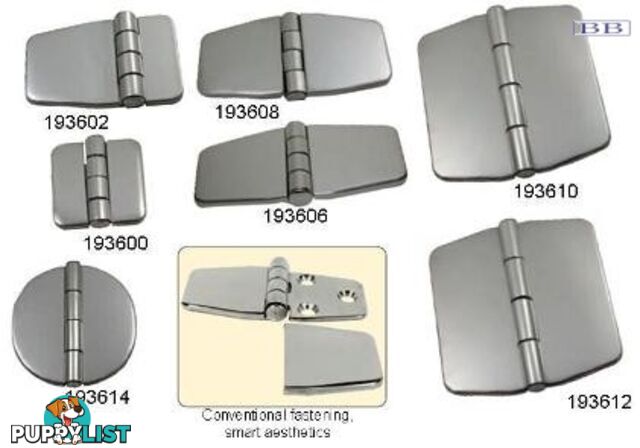 Covered Hinge 58mm