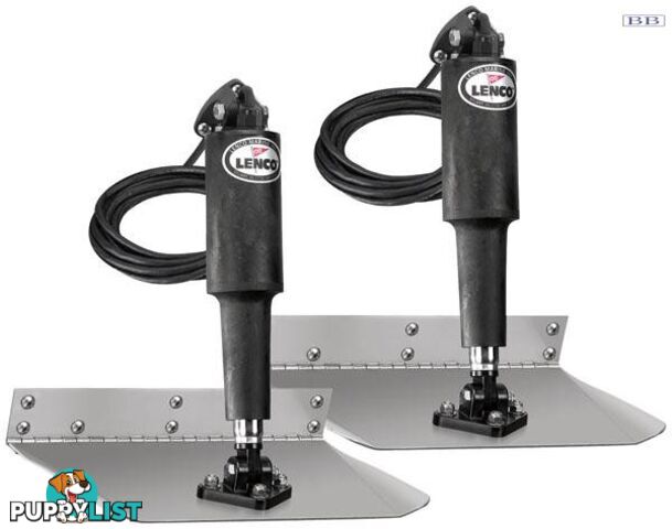 LENCO marine Trim Tabs standard sizes 12v 4.9 to 7.6m  16 to 25 ft with Switch an auto retract