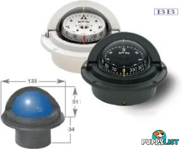 Marine Voyager Flush Mount Compass