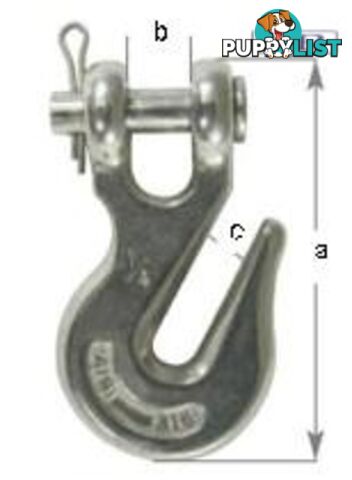 Stainless steel Clevis Grab Hook for 13mm chain