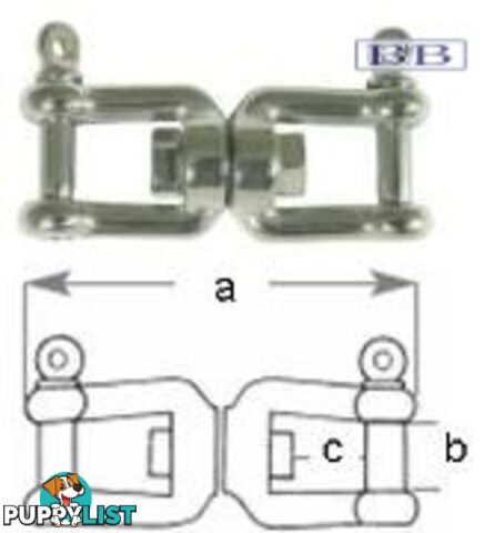 Fork & Fork Swivel 10mm