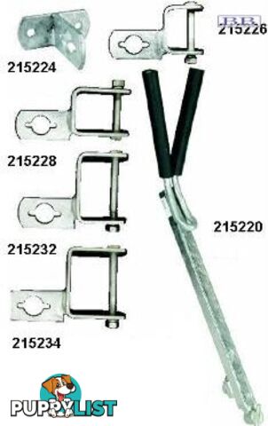 Trailer Fitting Clamp On - 75x50