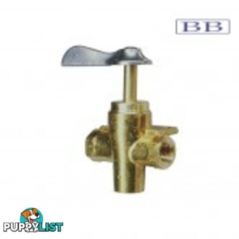 Three Way Fuel Valve 1/4" ports