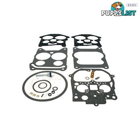 Carburetor kit for Mercruiser Rochester Quadrajet 4-barrel (Fits all engines with a Quadrajet marine carburetor)