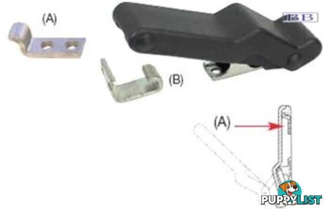 Cam Action Latches Right Angle (B)