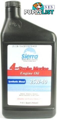 4-Stroke 25W-40 Synthetic Blend Engine Oil 5 US QT