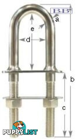 Deluxe Bow äóÖUäó» Bolt 3/8"UNC