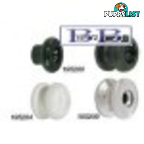 Shock Cord Button Black 18mm