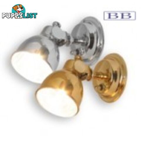 Halogen Bulkhead Light - Brass