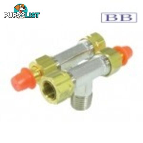 Horizontal Bleeder 1/4" NPT to 1/2" Tube