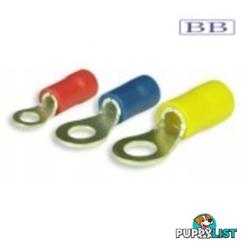 Yellow 6.4mm ID Ring (10)