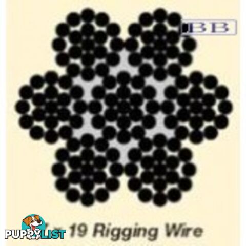 7 x 19 Rigging Wire 5/32"