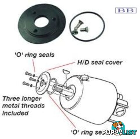 SeaStar Shaft Seal Cover - Heavy Duty