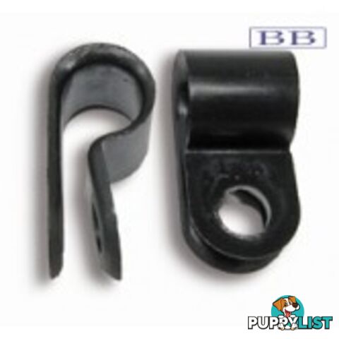 6mm Cable 'P' Clamp (25 Pack)