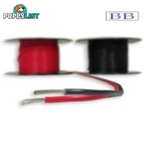 4.59mmŒ_ Red Single Core Tinned Wire (50m)