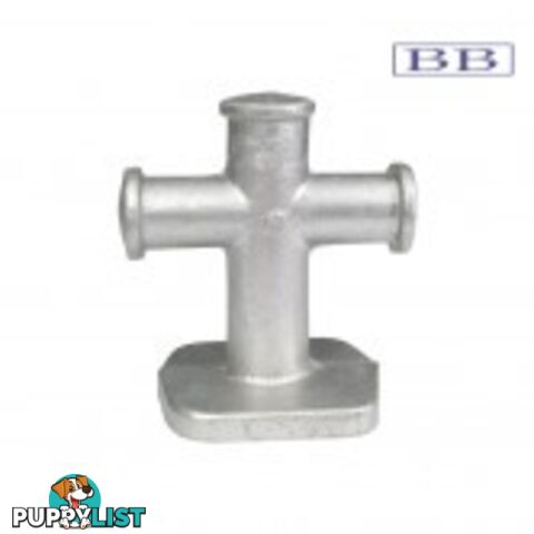 Cross Bollards Alloy - 103mm