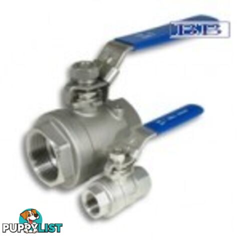 Stainless Steel Ball valves 3/8 inch to 3 inch