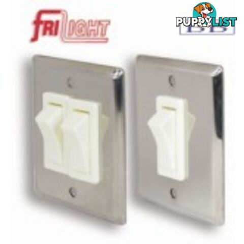 Light Switch - Double - S/S