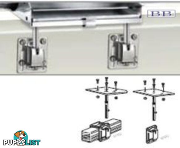 Square Rail/Side Mount Kit Dual Table