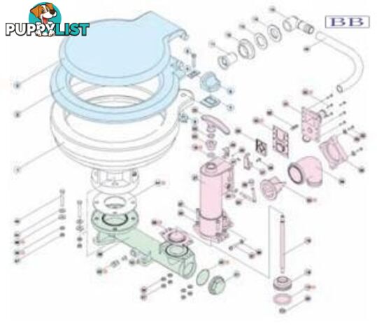 RWB AAA JR First Mate Pump Base and Bowl kit