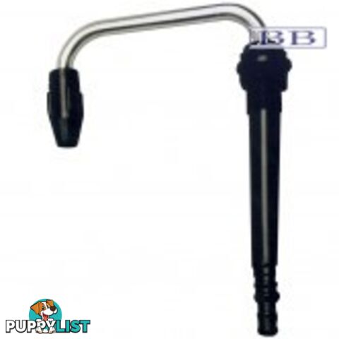 Telescopic Faucet with On-Off Valve - Black