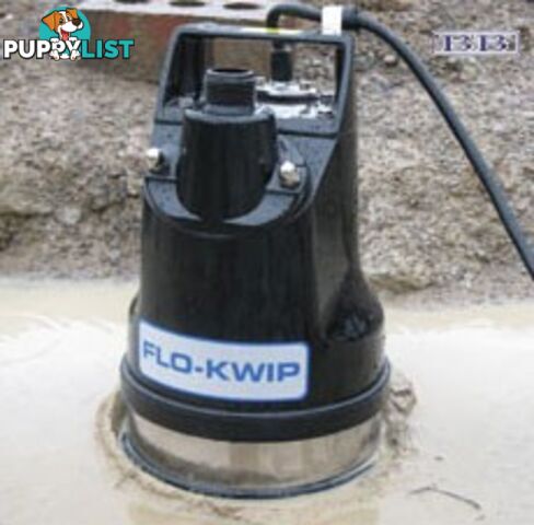 FLO-KWIP 'Puddle Suckers'  240v/50HZ  in 1" or 2"