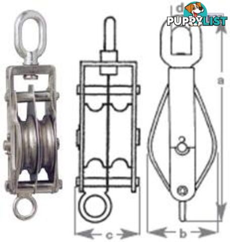 Double Trawl Block 14mm