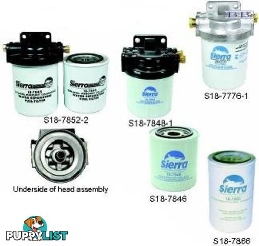 Complete filter kit Alloy 1/4"