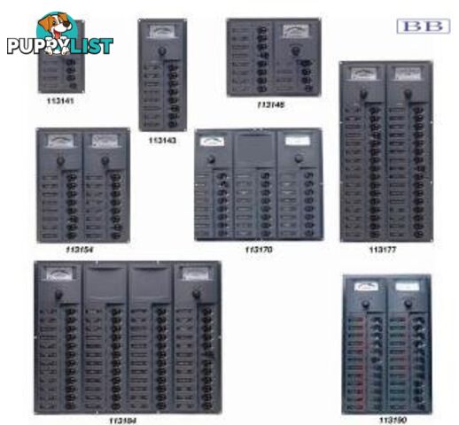 Contour 4 Breaker Panel with 12v meter