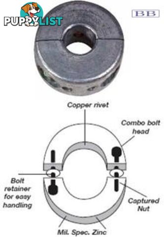 Propeller Shaft Anodes 11/2"