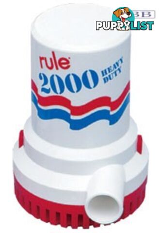 Marine RULE 2000 BILGE PUMPS 12v or 24v