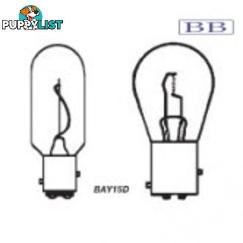 Bayonet Bulb 12V 25w - Vertical Filament