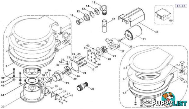 TMC Replacement 12V Motor sp190