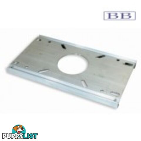 Boat Alloy Mount Plate for Moulded Seats 183003