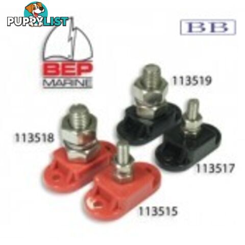 Insulated Power Stud 10mm Red