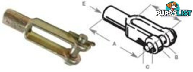 Clevis end terminal suits 30 series