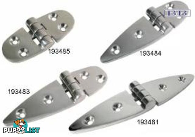 Cast S/S Hinges 82mm