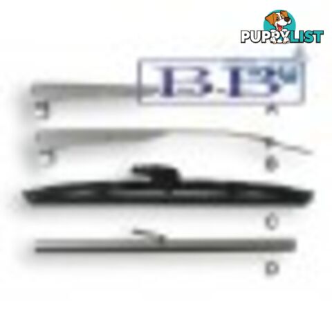 Stainless Steel Straight Wiper Blade, 280mm