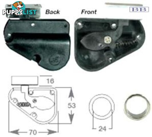 Magnetic Drawer Latch - Left