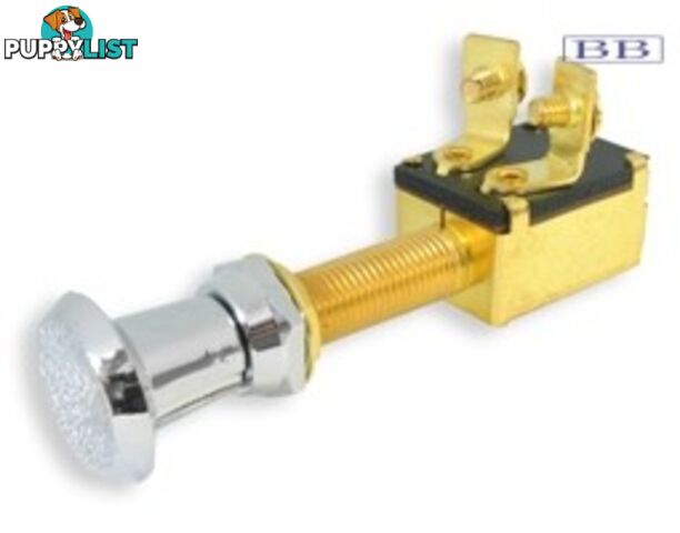 Push-Pull Switch,  Brass